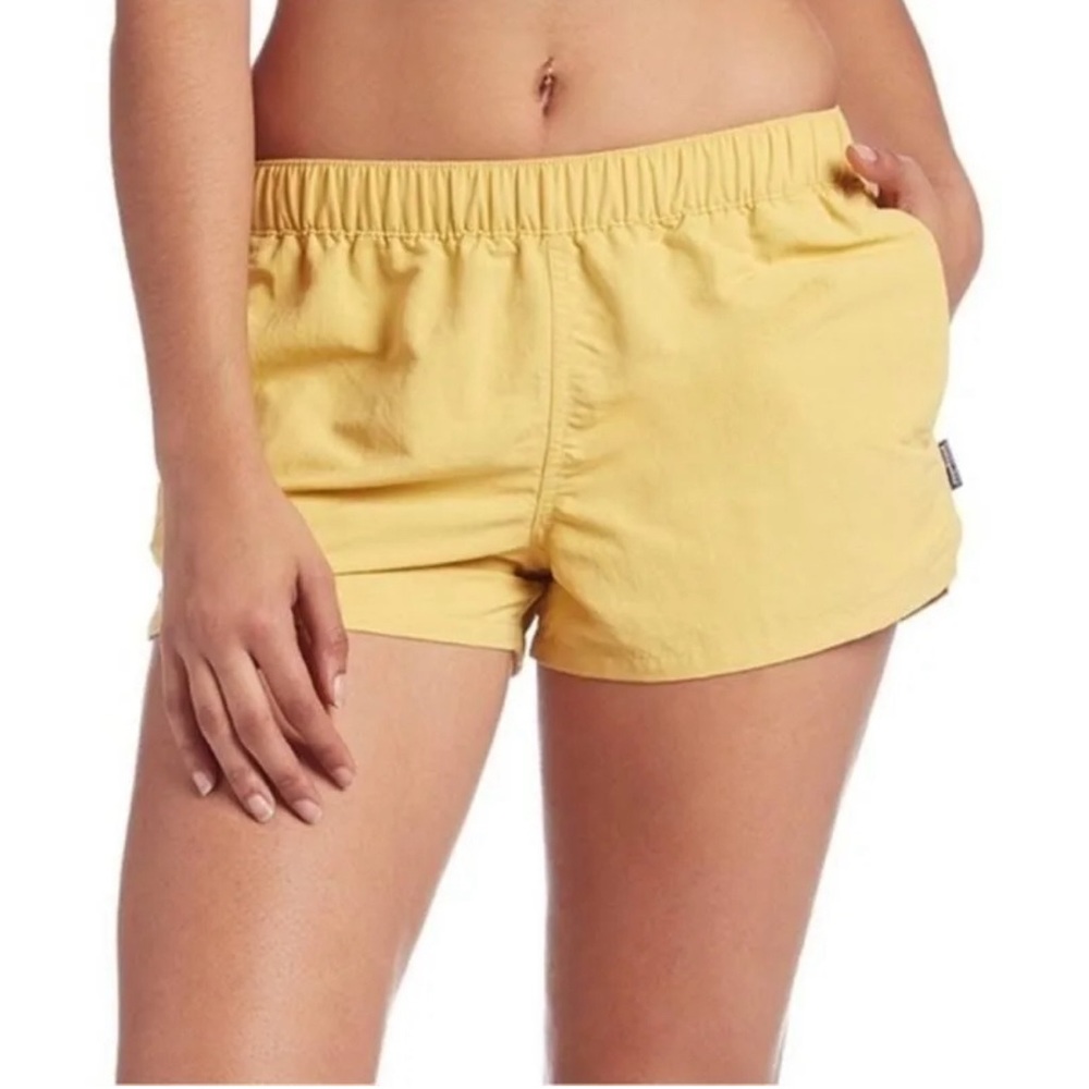 COPY - PATAGONIA Yellow Women's Barely Baggies Shorts - 2½"
